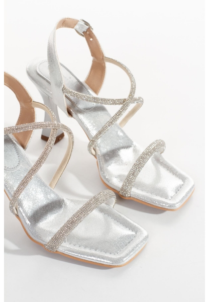 KIARRA HEELED SHOES VTR0371 SILVER