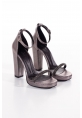 Women's Prelude Heeled Shoes VTR0801-SILVER SATIN Platinium